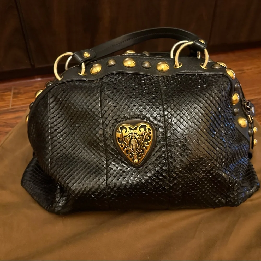 GUCCI Limited Edition Exotic Python Purse - Picture 1 of 12